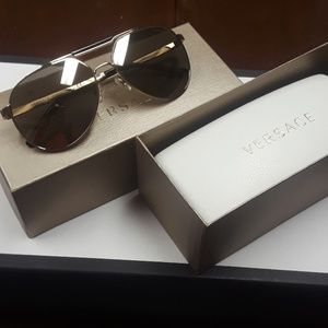 Versace Aviator Sunglasses